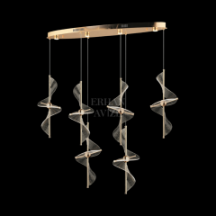 EASD-05 YM 5’li Sıralı Gold LED Avize