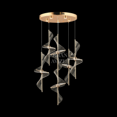 EASD-05 6’lı Sarkıt Gold LED Avize