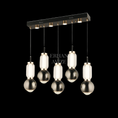 EAPD-173 YM 5’li Sıralı Platin LED Avize