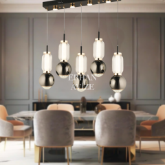 EAPD-173 YM 5’li Sıralı Platin LED Avize