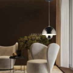 EAPD-171 18’lik Tekli Sarkıt Platin LED Avize