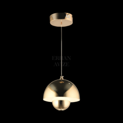 EAPD-171 18’lik Tekli Sarkıt Gold LED Avize