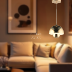 EAPD-171 18’lik Tekli Sarkıt Gold LED Avize