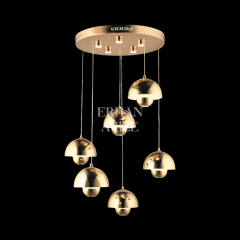 EAPD-171 6’lı Sarkıt Gold LED Avize
