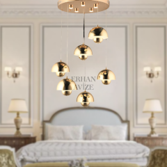 EAPD-171 6’lı Sarkıt Gold LED Avize