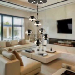 EAPD-171 6’lı Sarkıt Platin LED Avize