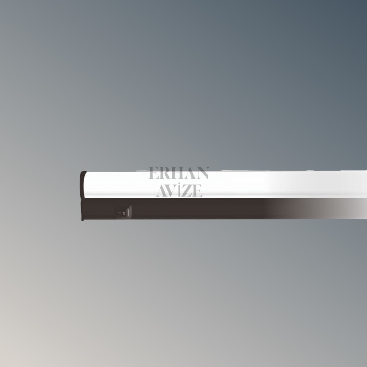 EACT-2367 10W T5 Ledli Bant Armatür Siyah Kasa Beyaz Işık 60cm