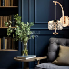 EAPD-176 15’lik Kristal Gold LED Aplik