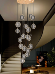 EASD-211  18’li Sarkıt Gold LED Avize