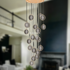 EASD-211  18’li Sarkıt Gold LED Avize