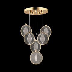 EASD-211 6’lı Sarkıt Gold LED Avize