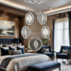 EASD-211 5’li Sarkıt Krom LED Avize