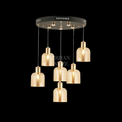 EADM-53 6’lı Sarkıt Gold LED Avize