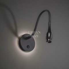 EACT-5232 Siyah 3W 3200K Gün Işığı Baykuş Dekoratif Led Aplik