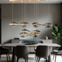 EASD-171 YM 4’lü Sıralı Gold LED Avize