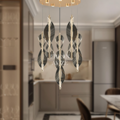 EASD-171 6’lı Sarkıt Gold LED Avize