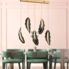 EASD-227 YM 5’li Sıralı Gold LED Avize