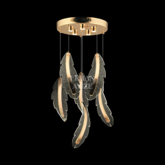 EASD-227 6’lı Sarkıt Gold LED Avizs