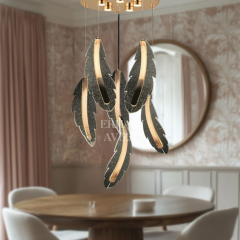 EASD-227 6’lı Sarkıt Gold LED Avize