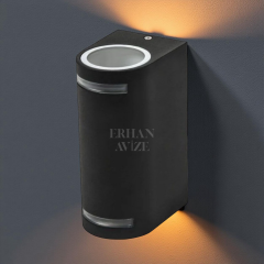 EACT-7062 İbiza Aplik Siyah Kasa Gu10 Duylu