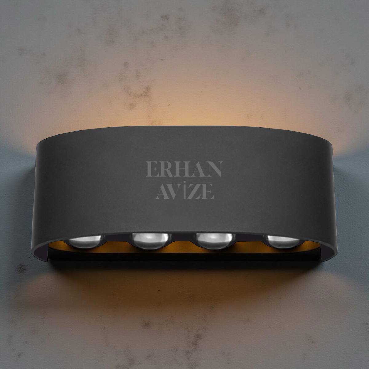 EACT-8013 15w Dış Mekan Modern Aplik Kapri Amber