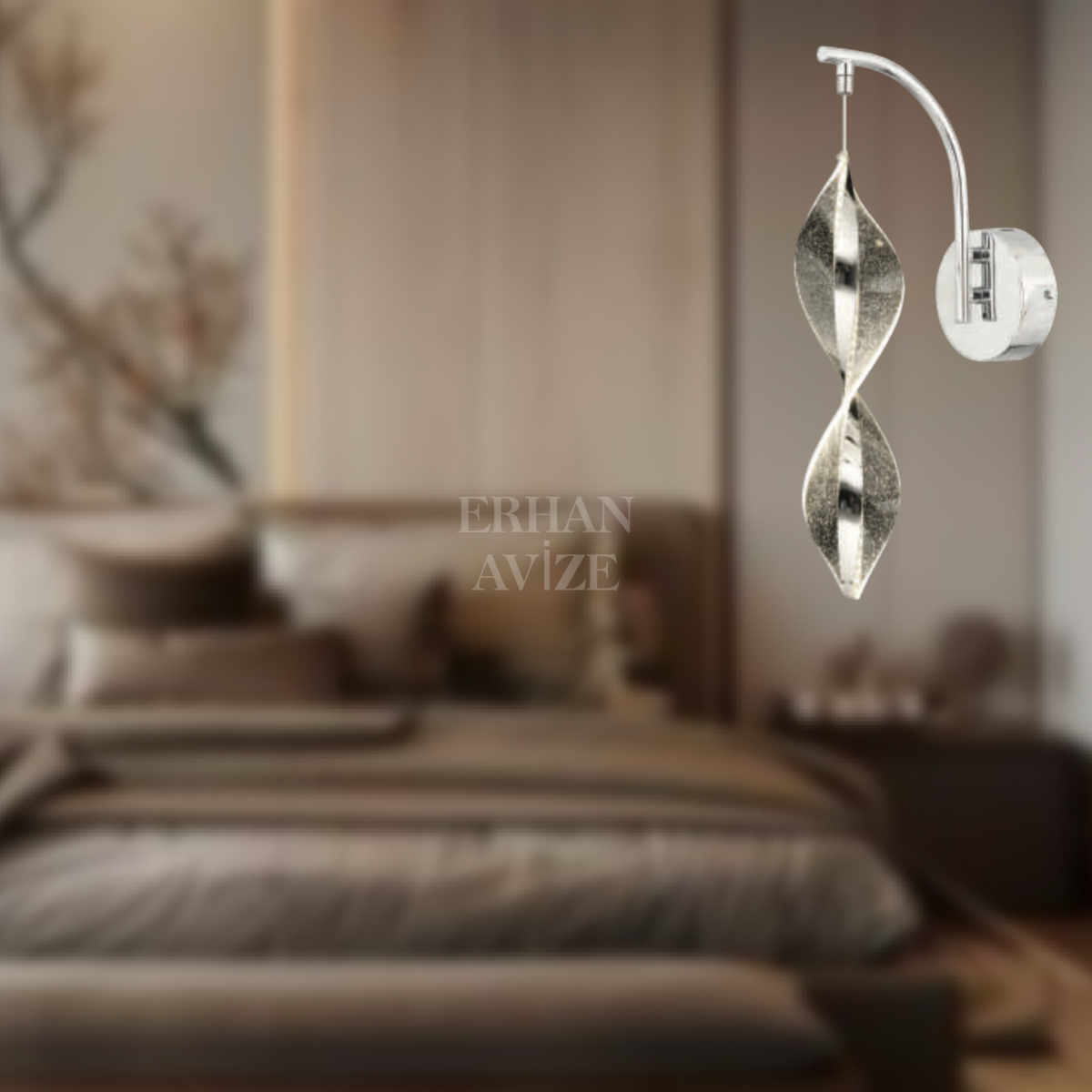 EASD-254 15’lik Krom LED Aplik