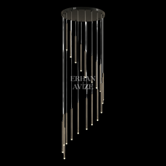 EASD-354 20’li Sarkıt Boru Platin LED Avize