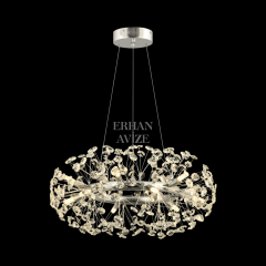 EADM-21 60’lık Kristal Krom Avize