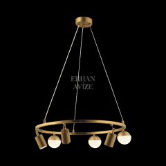 EASD-350 60’lık Yuvarlak Eskitme LED Avize