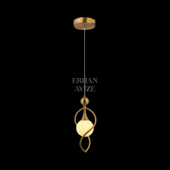 EADM-50 Tekli 20’lik Sarkıt Prinç LED Avize
