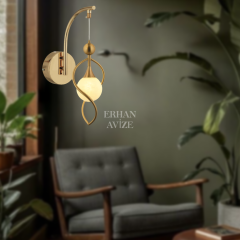 EADM-50 20’lik Pirinç LED Aplik