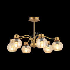 EADM-46 6’lı Kollu Gold Avize