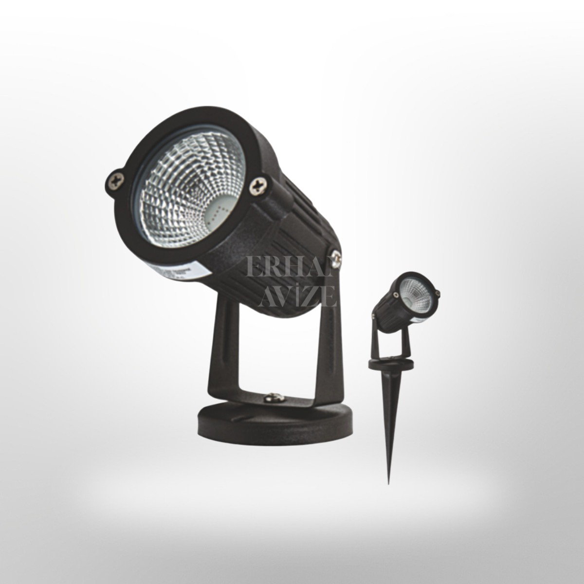 EACT-7300 7W Kazıklı Led Bahçe Aydınlatma Yeşil Işık