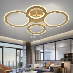 EASD-288 4’lü Plafonyer Gold LED Avize