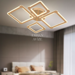 EASD-289 4’lü Plafonyer Gold LED Avize