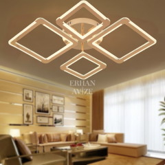 EASD-289 4’lü Plafonyer Gold LED Avize