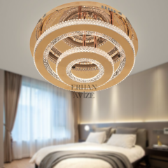 EASD-291 Kristal Plafonyer Gold LED Avize