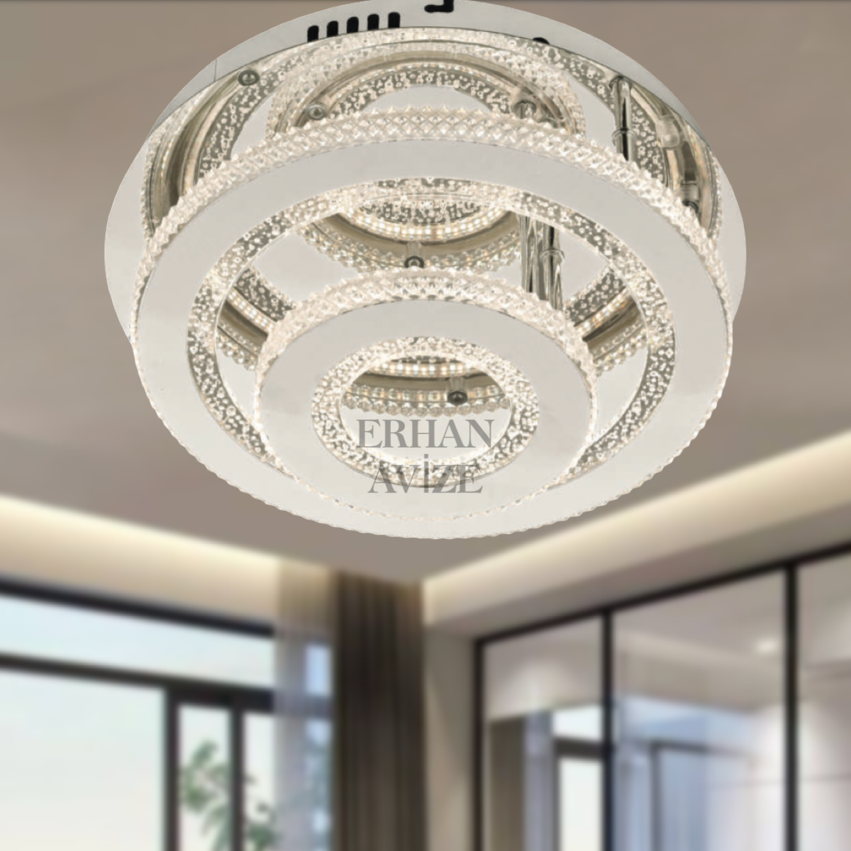 EASD-291 Plafonyer Krom LED Avize