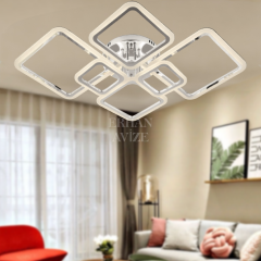 EASD-337 6’lı Plafonyer Krom LED Avize