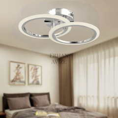 EASD-353 2’li Plafonyer Krom LED Avize