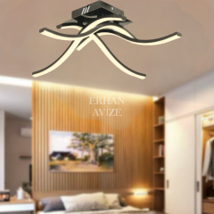 EASD-348 Plafonyer Siyan LED Avize