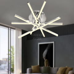 EASD-349 5’li Plafonyer Krom LED Avize