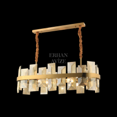 EADM-49 YM 90’lık Kristal Gold LED Avize