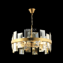 EADM-49 60’lık Kristal Gold LED Avize