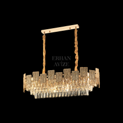 EADM-47 YM 90’lık Kristal Gold LED Avize