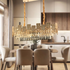 EADM-47 YM 90’lık Kristal Gold LED Avize