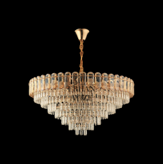 EADM-48 80’lik Kristal Gold LED Avize