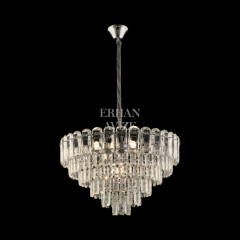EADM-48 60’lık Kristal Krom Avize
