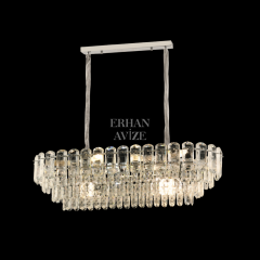 EADM-48 YM 60’lık Kristal Krom LED Avize