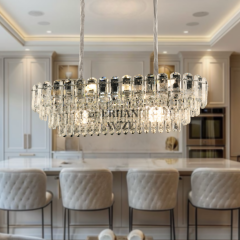 EADM-48 YM 60’lık Kristal Krom LED Avize